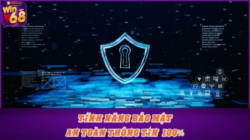 Tính năng bảo mật an toàn thông tin 100% tại Win68